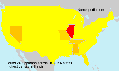 Surname Zippmann in USA Surname Zippmann in USA