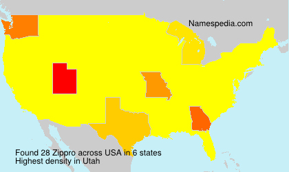 Surname Zippro in USA Surname Zippro in USA