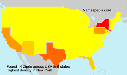 Surname Ziprin in USA Surname Ziprin in USA