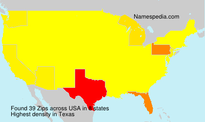 Surname Zips in USA Surname Zips in USA