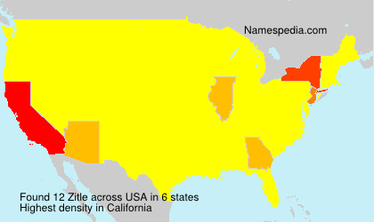 Surname Zitle in USA Surname Zitle in USA