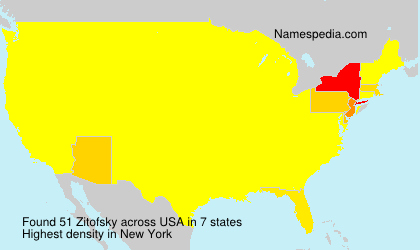 Surname Zitofsky in USA Surname Zitofsky in USA