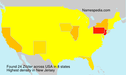 Surname Zitzler in USA Surname Zitzler in USA