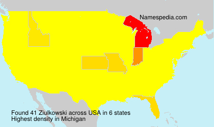 Surname Ziulkowski in USA Surname Ziulkowski in USA
