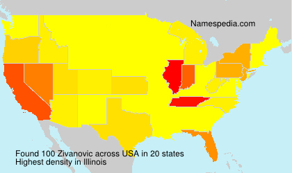 Surname Zivanovic in USA Surname Zivanovic in USA