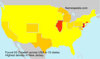 Surname Ziyadeh in USA Surname Ziyadeh in USA