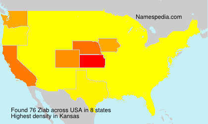 Surname Zlab in USA Surname Zlab in USA