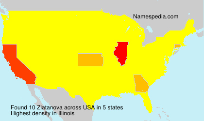 Surname Zlatanova in USA Surname Zlatanova in USA