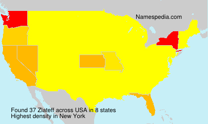 Surname Zlateff in USA Surname Zlateff in USA