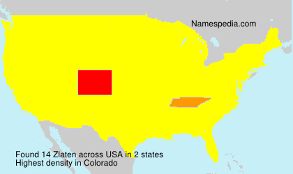 Surname Zlaten in USA Surname Zlaten in USA