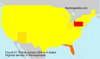 Surname Zlokas in USA Surname Zlokas in USA