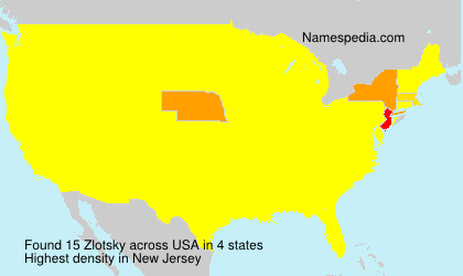 Surname Zlotsky in USA Surname Zlotsky in USA
