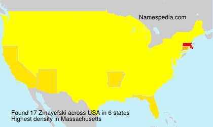 Surname Zmayefski in USA Surname Zmayefski in USA