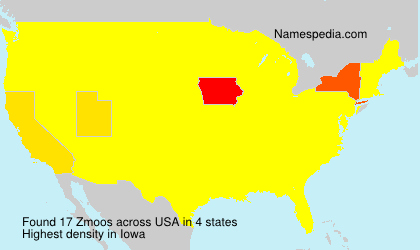 Surname Zmoos in USA Surname Zmoos in USA