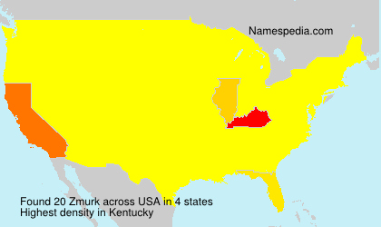 Surname Zmurk in USA Surname Zmurk in USA