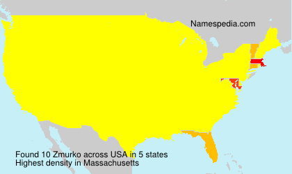 Surname Zmurko in USA Surname Zmurko in USA
