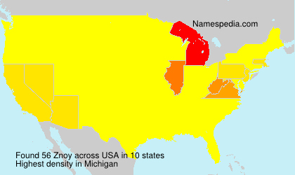 Surname Znoy in USA Surname Znoy in USA