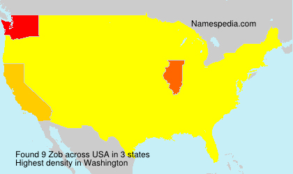 Surname Zob in USA Surname Zob in USA