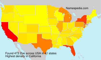 Surname Zoe in USA Surname Zoe in USA