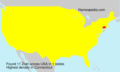 Surname Zoef in USA Surname Zoef in USA