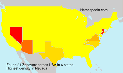 Surname Zohovetz in USA Surname Zohovetz in USA