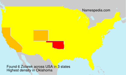 Surname Zolarek in USA Surname Zolarek in USA
