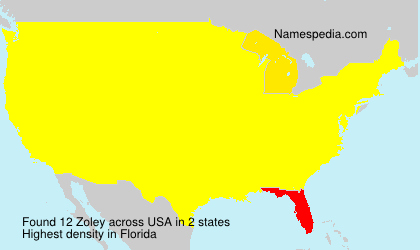 Surname Zoley in USA Surname Zoley in USA