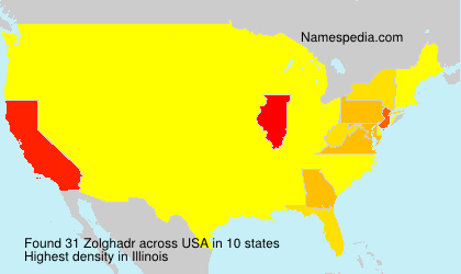 Surname Zolghadr in USA Surname Zolghadr in USA
