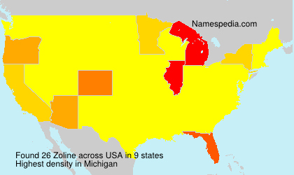 Surname Zoline in USA Surname Zoline in USA