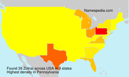 Surname Zolnai in USA Surname Zolnai in USA