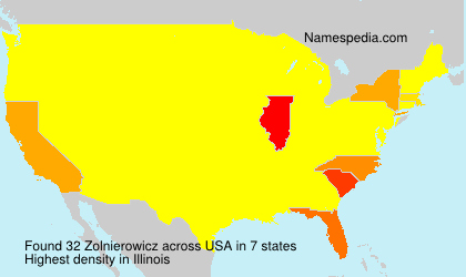 Surname Zolnierowicz in USA Surname Zolnierowicz in USA