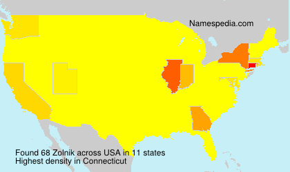 Surname Zolnik in USA Surname Zolnik in USA