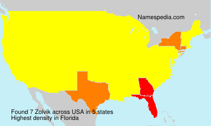 Surname Zolvik in USA Surname Zolvik in USA