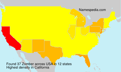 Surname Zomber in USA Surname Zomber in USA