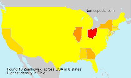 Surname Zomkowski in USA Surname Zomkowski in USA