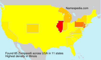Surname Zomparelli in USA Surname Zomparelli in USA