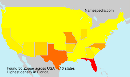 Surname Zoppe in USA Surname Zoppe in USA