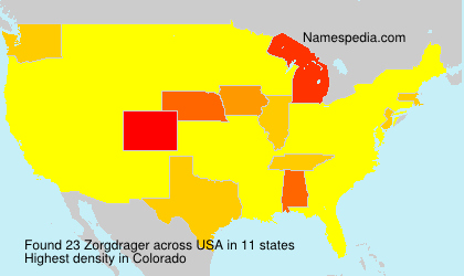 Surname Zorgdrager in USA Surname Zorgdrager in USA