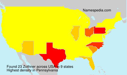 Surname Zothner in USA Surname Zothner in USA