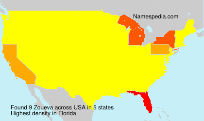 Surname Zoueva in USA Surname Zoueva in USA