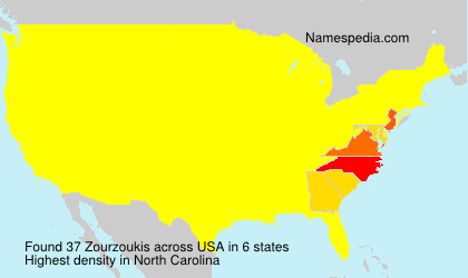Surname Zourzoukis in USA Surname Zourzoukis in USA