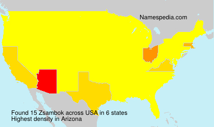 Surname Zsambok in USA Surname Zsambok in USA