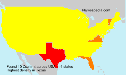 Surname Zschirnt in USA Surname Zschirnt in USA