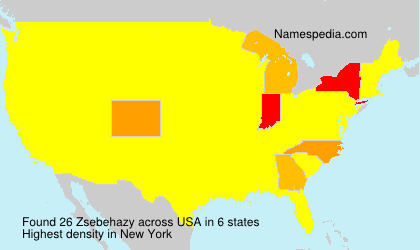Surname Zsebehazy in USA Surname Zsebehazy in USA