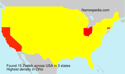 Surname Zsebik in USA Surname Zsebik in USA