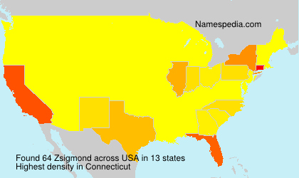 Surname Zsigmond in USA Surname Zsigmond in USA