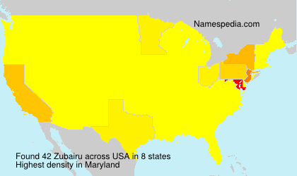 Surname Zubairu in USA Surname Zubairu in USA