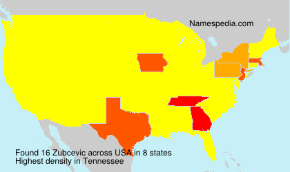 Surname Zubcevic in USA Surname Zubcevic in USA