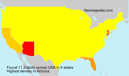 Surname Zubicki in USA Surname Zubicki in USA