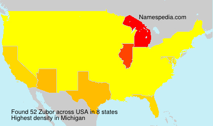 Surname Zubor in USA Surname Zubor in USA